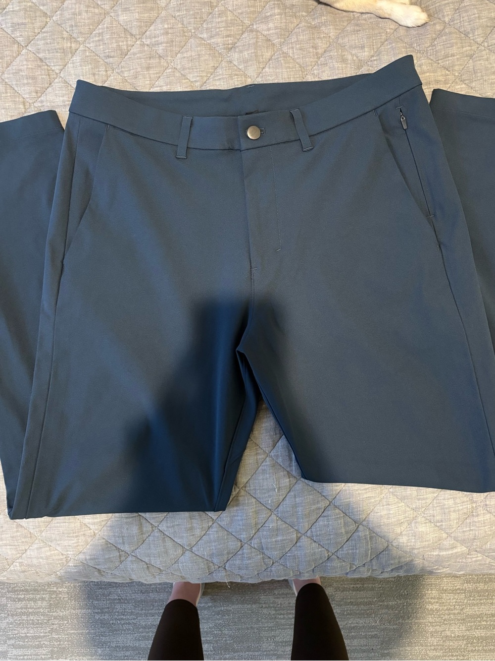 lululemon athletica Men's Chino-Style Stretch Pants - Slate Blue
